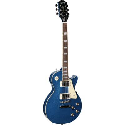 売り切り‼️Epiphone Les Paul Standard 青 ケース付き Epiphone Les Paul Standard Plus Top Translucent Blue