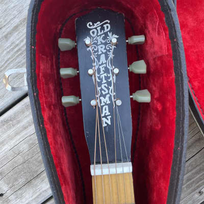Old Kraftsman L-2386 Sunburst Parlor Guitar w/ Case image 3