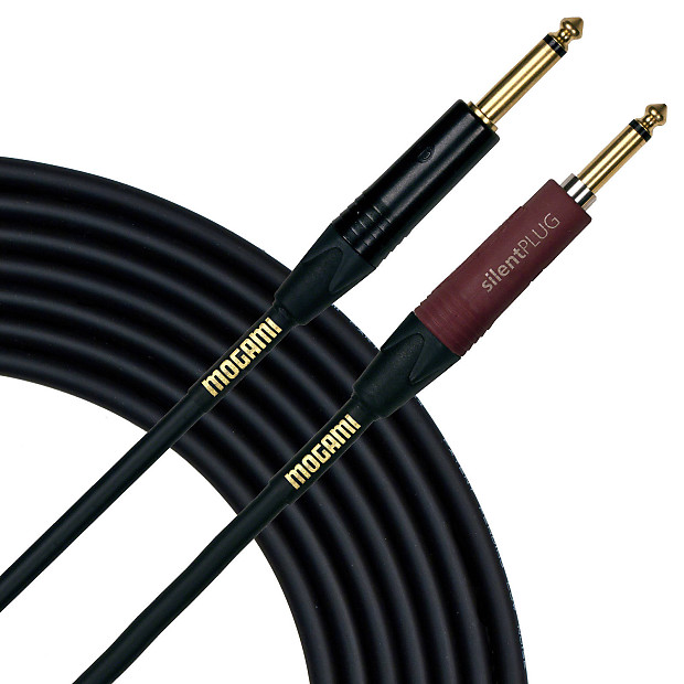 Mogami Gold Silent S-10 1/4" TS Instrument Cable - 10' image 1