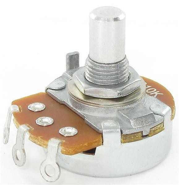 Alpha B10K Potentiometer Silver Reverb