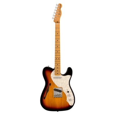 Fender Vintera II 60s Telecaster Thinline - 3-Color Sunburst w/ Maple FB image 2