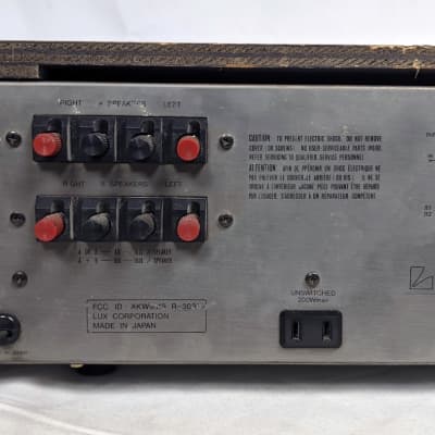 Luxman R-3030 AM/FM Stereo Tuner Amplifier Receiver - Woodgrain image 14