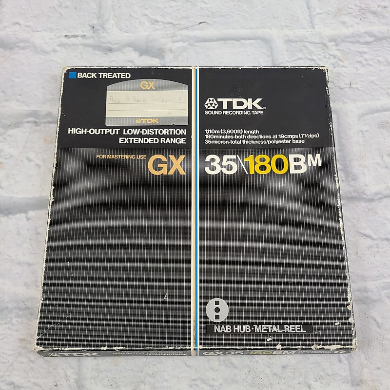 TKD GX 35/180Bm 10 Recording Tape Reel to Reel