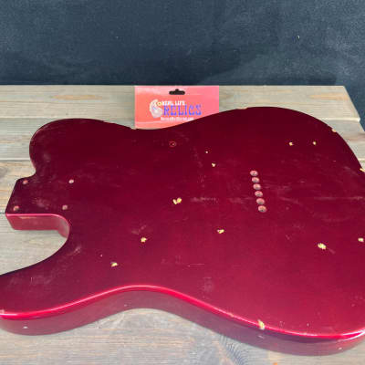 Real Life Relics Tele® Telecaster® Body Aged Candy Apple Red #2 image 6