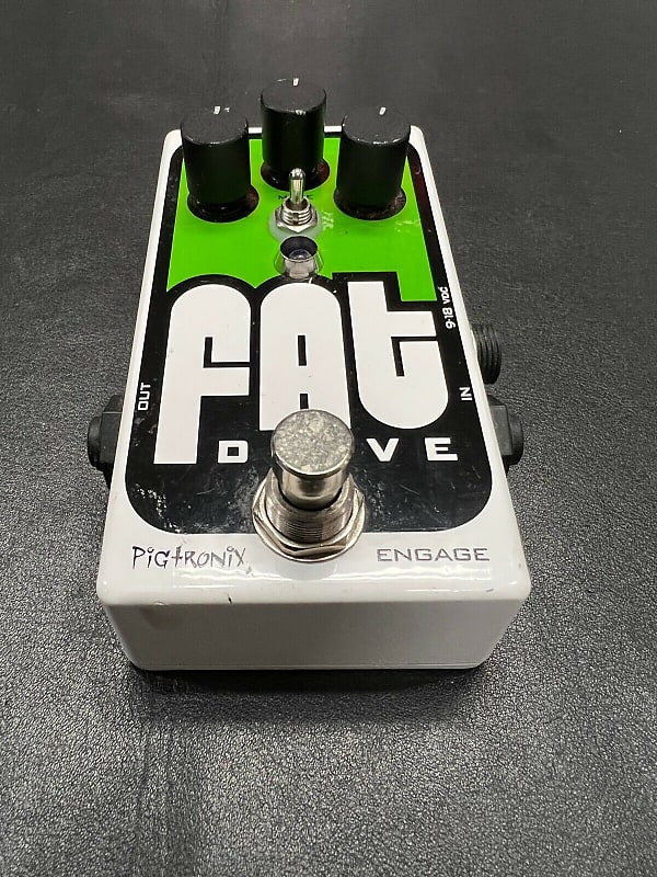 Pigtronix FAT Drive Distortion Guitar Effect Pedal Used image 1