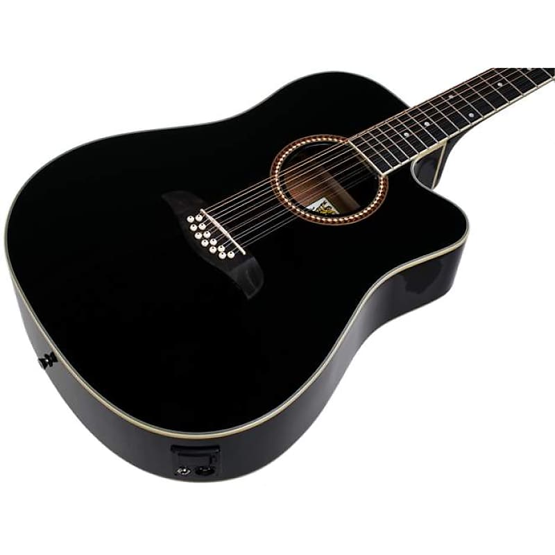 Oscar Schmidt OD312CEB 12-String Dreadnought Acoustic Electric