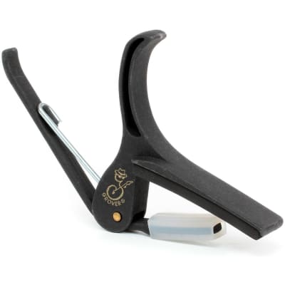 Grover Ultra Capo GP750BL Black World's First Offset Guitar Capo for sale