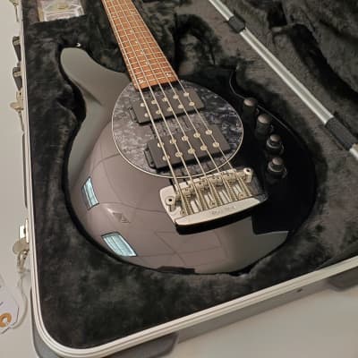 Ernie Ball Music Man Bongo 5 HH Piezo Sapphire Black | Reverb