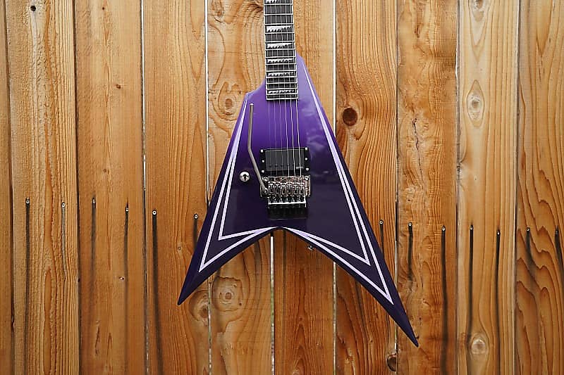 ESP LTD SIGNATURE SERIES Alexi Hexed Purple Fade w/Pinstripe Left Handed 6-String Guitar image 1