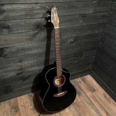 Breedlove All Solid Wood Organic Signature Concert CE Black Acoustic-Electric Guitar image 6