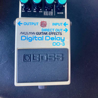 ギター Analog.man boss DD-3 high cut mod Boss DD-3 Digital Delay with Analogman High Cut Mod 3 Way