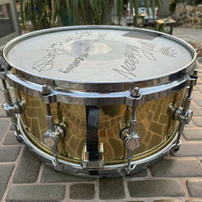 Ddrum Modern Tone 6.5x14 Brass Snare Drum - USED BY CATTLE DECAP!! image 6