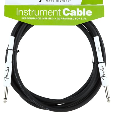 Fender 10-Foot Original Instrument Cable, Straight-Straight, Black - 2 Pack image 2