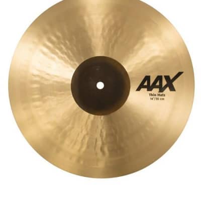 Sabian 14” AAX Thin Hi Hats Traditional image 2