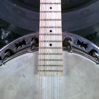 Harmony Banjo Mandolin 1930s w/ Original Chipboard Case image 3