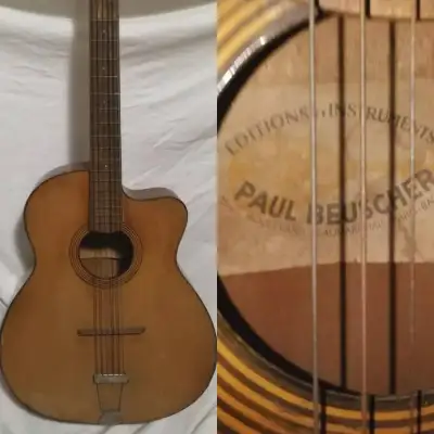 Vintage Di Mauro / Paul Beuscher (?) Manouche / Gypsy Jazz Guitar Round Hole / Petite Bouche from the 60s? Video Added. image 13