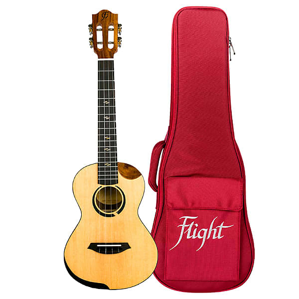 Flight Victoria EQ-A Concert Ukulele New - Spruce image 1