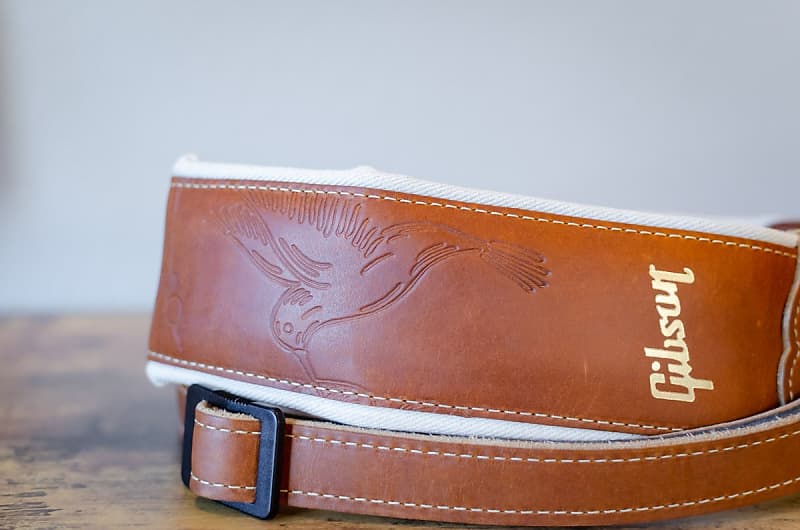 Montana Leather Strap (Tan)ASAC-TANストラップ Gibson Asac-tan Guitar Montana Strap Comfort From Japan for