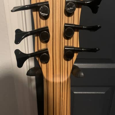Blue Rock 6 string  Zebra Wood Bass image 6
