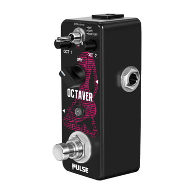 Pulse Octaver PT-36 3 Mode Digital Octave Micro Guitar Effect Pedal True Bypass image 3