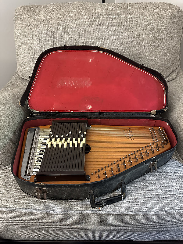 Oscar Schmidt Autoharp Type B Late 60s Early 70s - Natural image 1