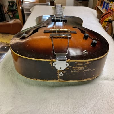 Kay Archtop 1950s Professional Rebuild Handwound Gold Foil Low Action Easy Player Big Boy Body image 7