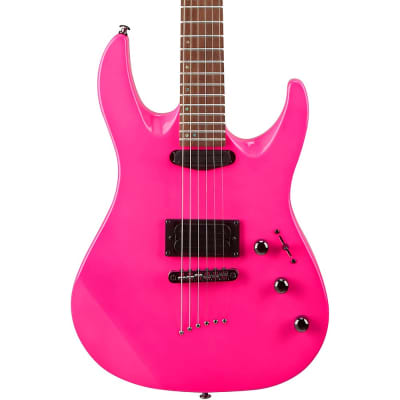 Mitchell MD200 Double-Cutaway Electric Guitar Pink for sale