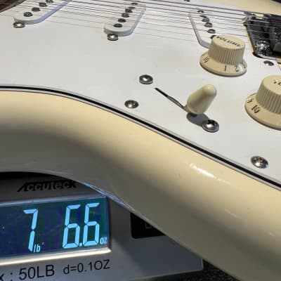 2012 Fender USA Lefty Olympic White Stratocaster Build image 8