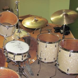 Phil Ehart's KANSAS Yamaha Beech Absolute Custom Complete Drum Set.  Signed, Authenticated image 6