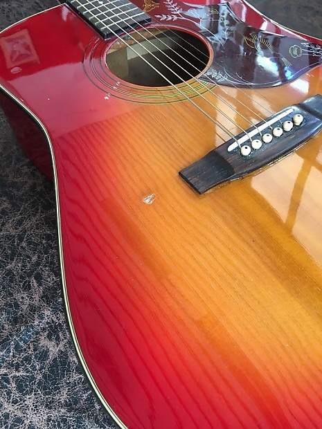 PRO MARTIN Hummingbird dreadnought 1977 Sunburst