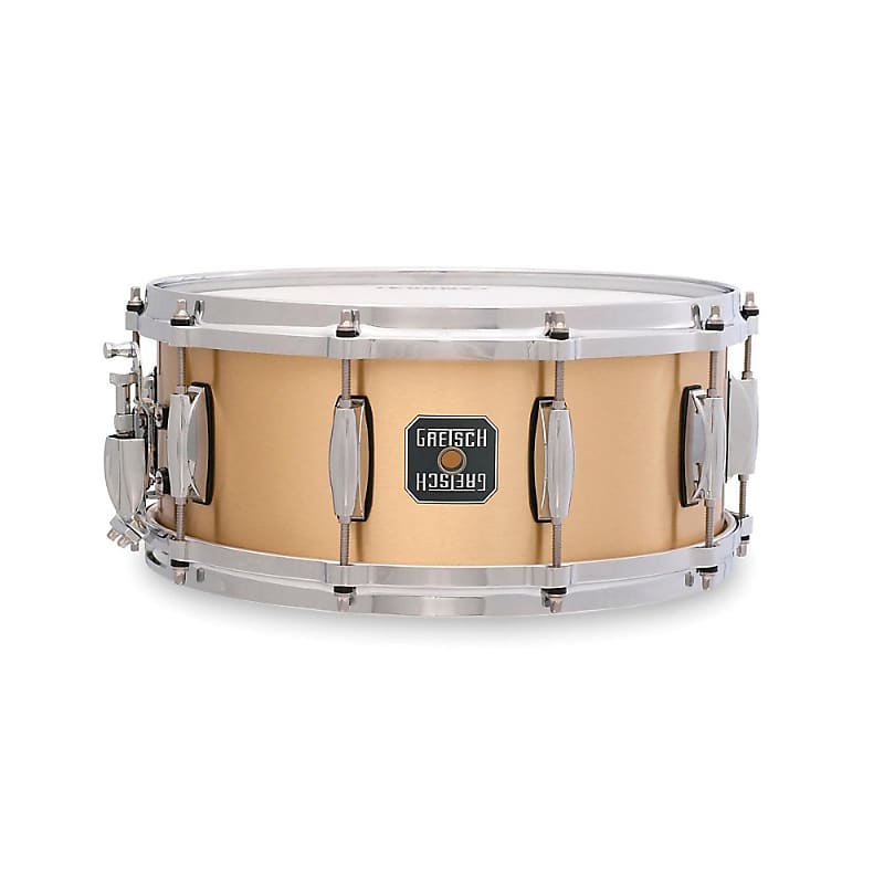 Gretsch S1-6514BB-BR Full Range / Gold Series Bell Brass 6.5x14 Snare Drum image 2