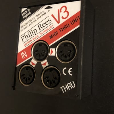 made in England - Phillip Rees V3 Midi Thru Unit - Vintage Active Midi Thru Box for sale