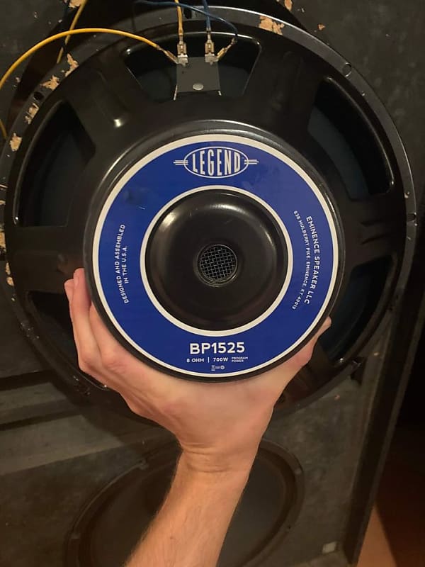 Pair of Eminence Legend BP1525 700 watts 8ohms
