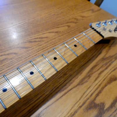 Peavey REACTOR TM 1995 Electric Guitar T-Tele “Telecaster T-Style" 22 Maple Fret American Crafted Made USA 1995 Black White Pickguard image 6
