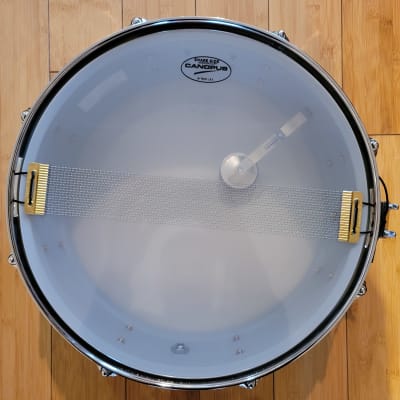 Snares - Canopus Drums 5x14 Neo Vintage NV60-M5 Snare Drum (Black Onyx) image 6