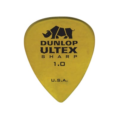 Dunlop Ultex Sharp Picks - 6 Pack 1.0 mm image 1