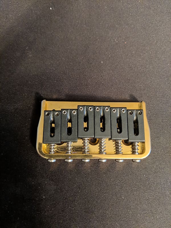 Hipshot USA Hardtail Electric Guitar Bridge Gold Reverb