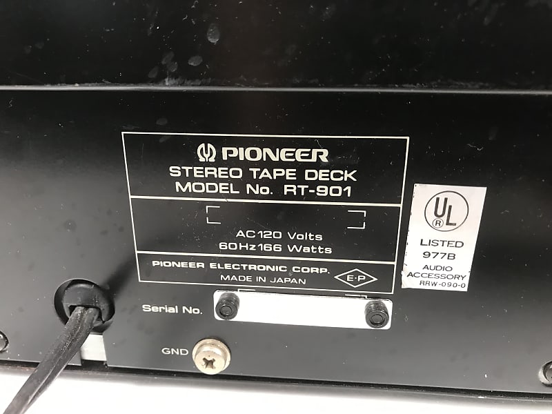 Pioneer RT-901 Reel To Reel Tape Recorder