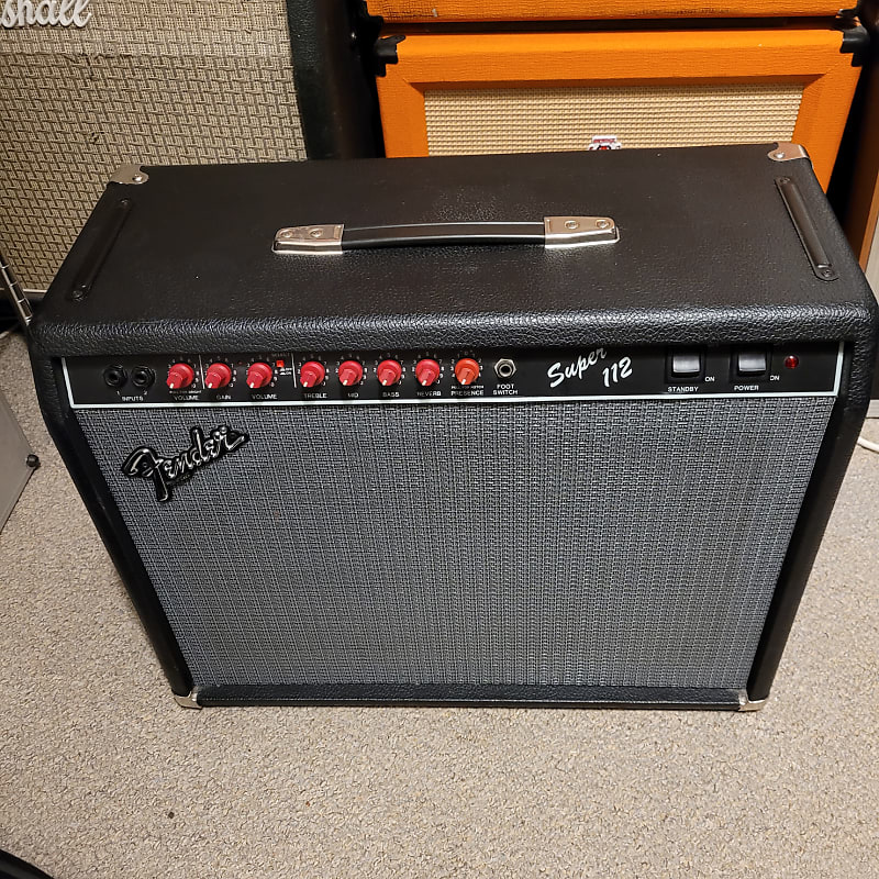 Fender super 112 store tube amp