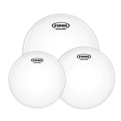 Evans G2 Clear Rock Tompack - 10", 12" and 16" Tom Drum Heads image 1