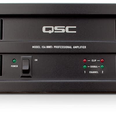 QSC ISA800TI 2-Channel Power Amplifier, 800W Per Channel at 70V image 2