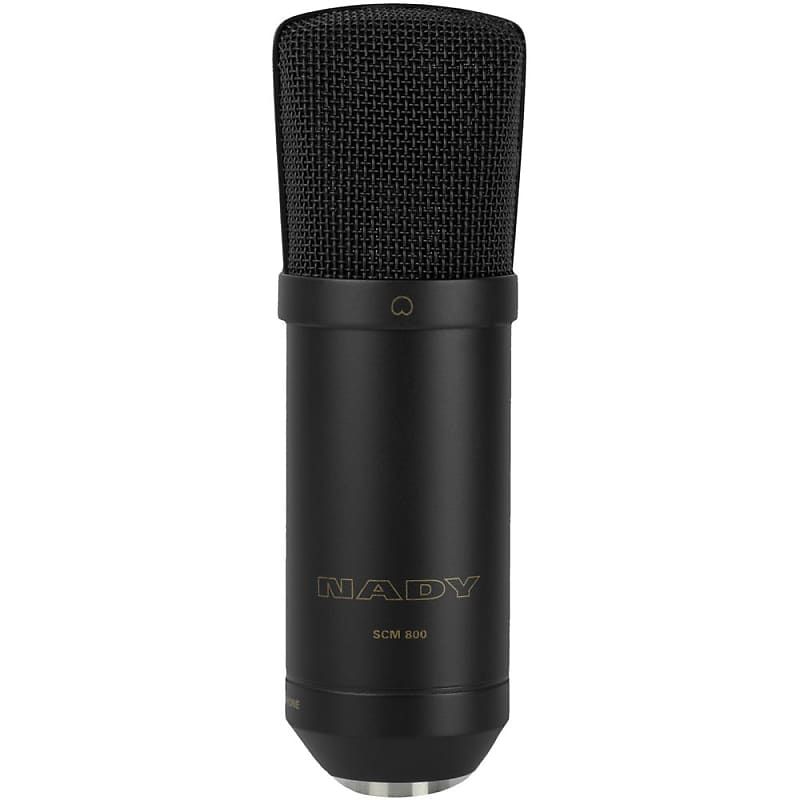 Nady - SCM-800 - Large Diaphragm Studio Condenser Microphone - Black image 1