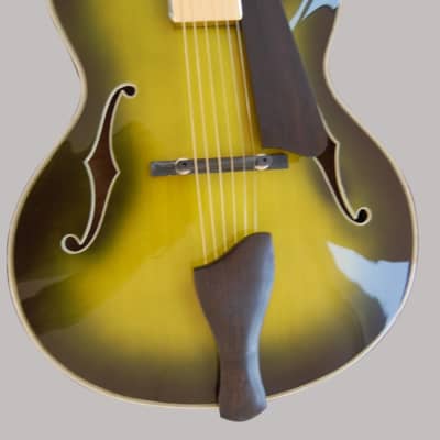 Jazz guitar Archtop flamed maple hollow body carved solid maple guitar for sale