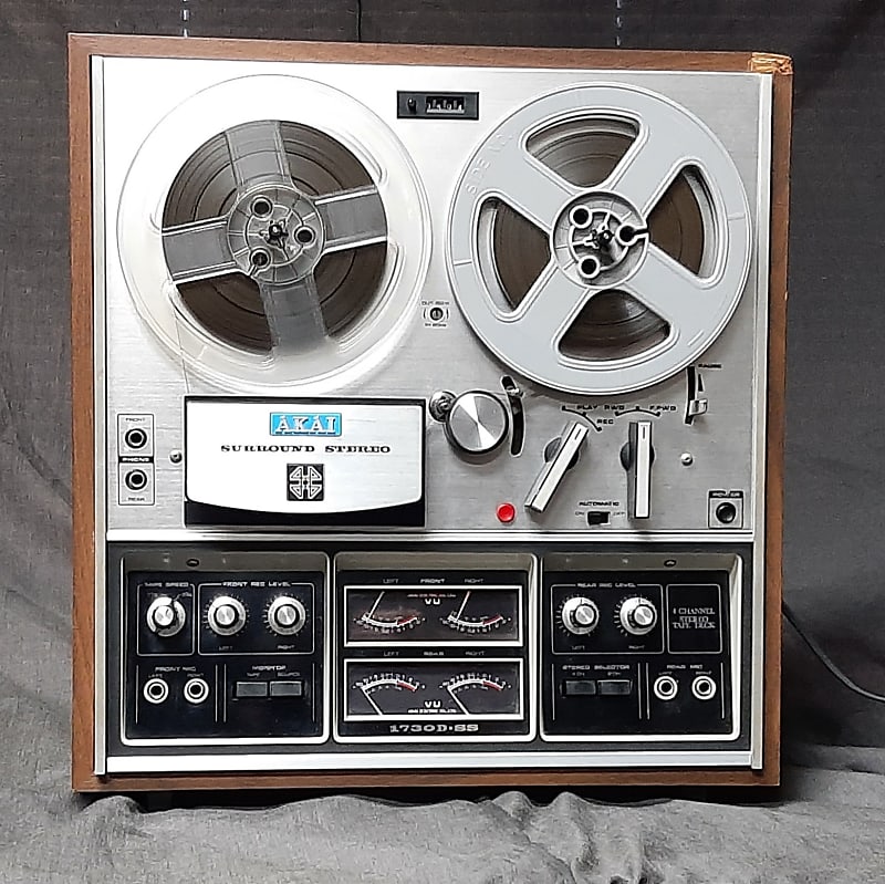 Akai 1730DSS 4 Channel Stereo ReeltoReel Tape Deck Player Reverb