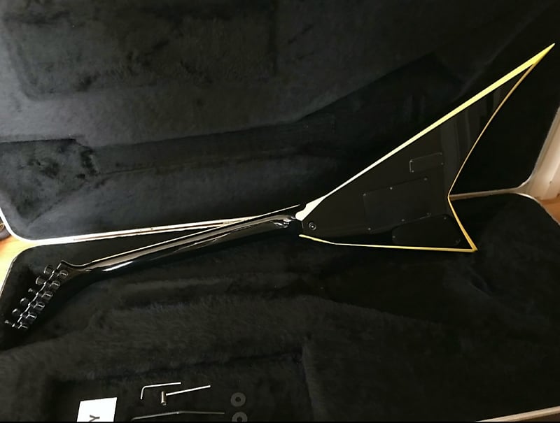 Rare Jackson 08 MIJ RR24 Black/Yellow | Reverb