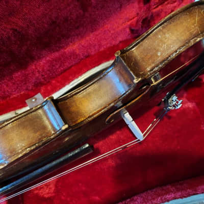 Germany Stradivarius Model 7 size 3/4 violin, with case/bow image 10