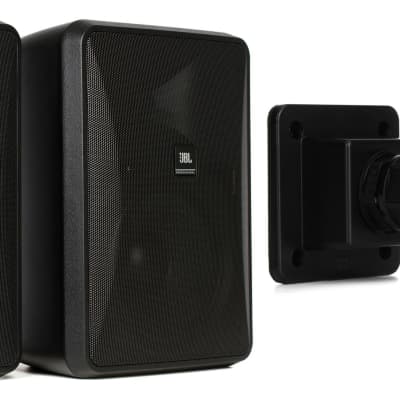 JBL Control 28-1 8 inch Indoor/Outdoor Speakers - Black | Reverb