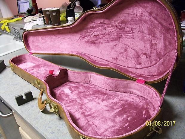 Gibson Les Paul Lifton 1959 reissue case for R9 R8 brown pink