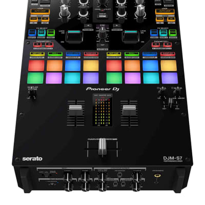 Pioneer DJ DJM-S7 Scratch-Style 2-Channel Performance DJ Mixer - Black image 3