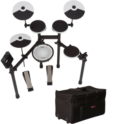 Roland V-Drums TD-02KV 5-Piece Electronic Drum Kit Mesh Head Snare Pad w/ Drum Kit Bag